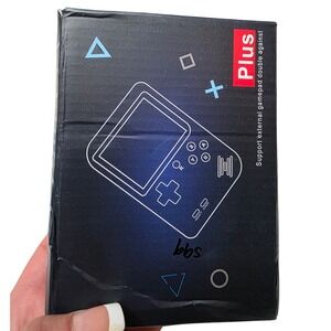 Plus Retro Handheld Game Console 3.0 Inch LCD Blue Digital Game System 400 in‎ 1